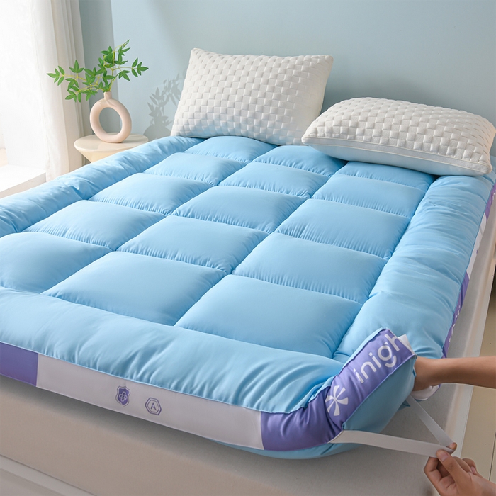 91家纺网 家纺一手货源 找家纺 预言家纺 2025新款宝石床垫床褥系列 宝石兰