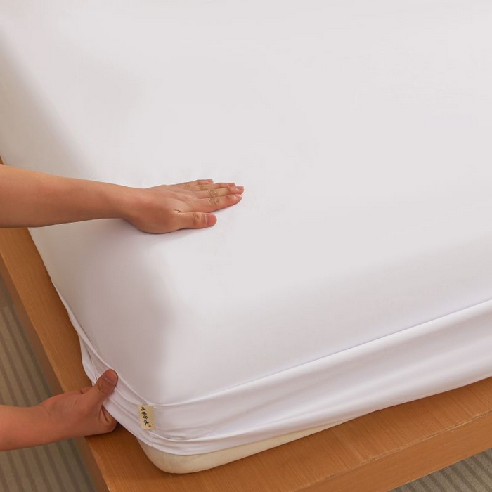 91家纺网 家纺一手货源 找家纺 （总）梵克保罗 2025新款全棉13372喷气防水床笠5面全包防水不渗漏-单床笠