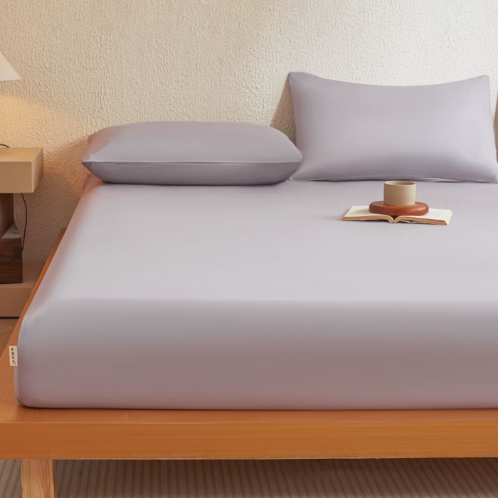 91家纺网 家纺一手货源 找家纺 梵克保罗 2025新款全棉13372喷气防水床笠5面全包防水不渗漏-单床笠 烟雨灰