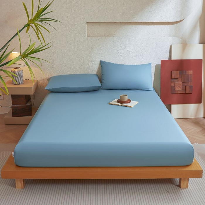 91家纺网 家纺一手货源 找家纺 （总）梵克保罗 2025新款全棉13372喷气防水床笠5面全包防水不渗漏-单床笠