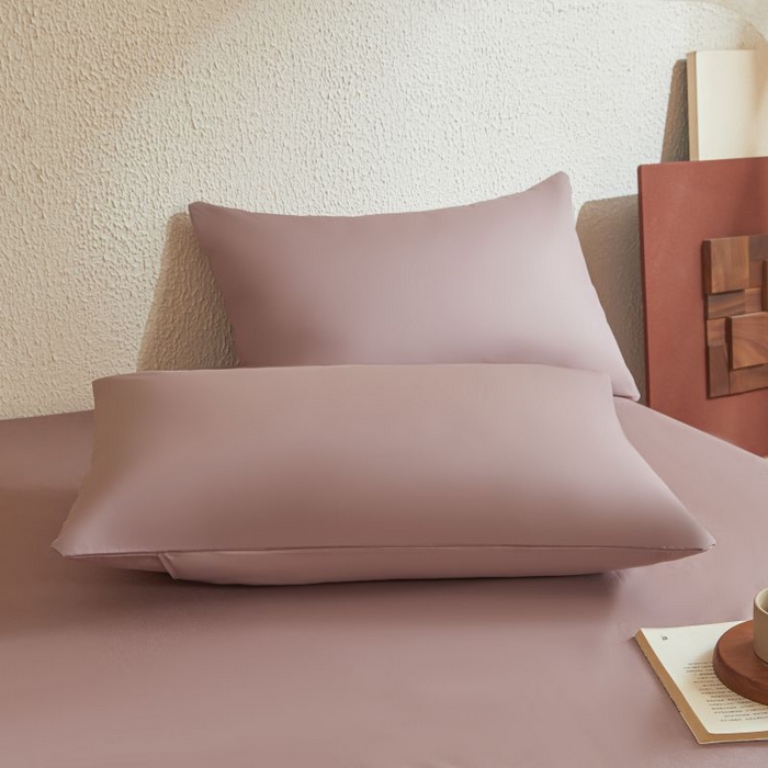 91家纺网 家纺一手货源 找家纺 梵克保罗 2025新款全棉13372喷气防水床笠5面全包防水不渗漏-单床笠 棕雾咖