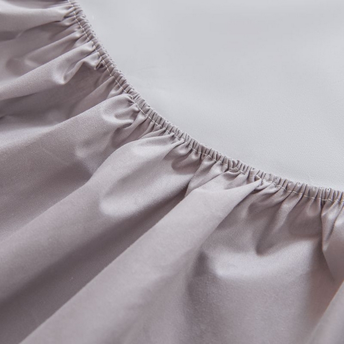 91家纺网 家纺一手货源 找家纺 梵克保罗 2025新款全棉13372喷气防水床笠5面全包防水不渗漏-单床笠 烟雨灰