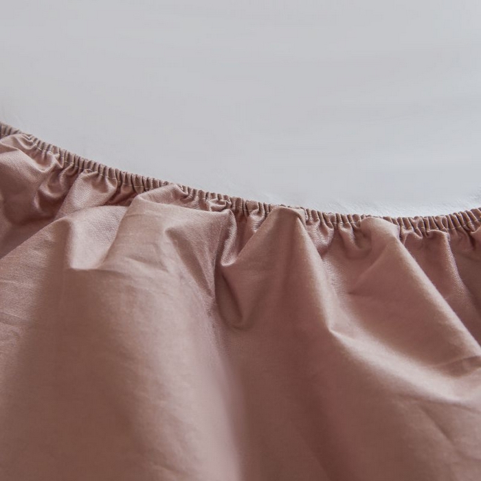 91家纺网 家纺一手货源 找家纺 梵克保罗 2025新款全棉13372喷气防水床笠5面全包防水不渗漏-单床笠 棕雾咖