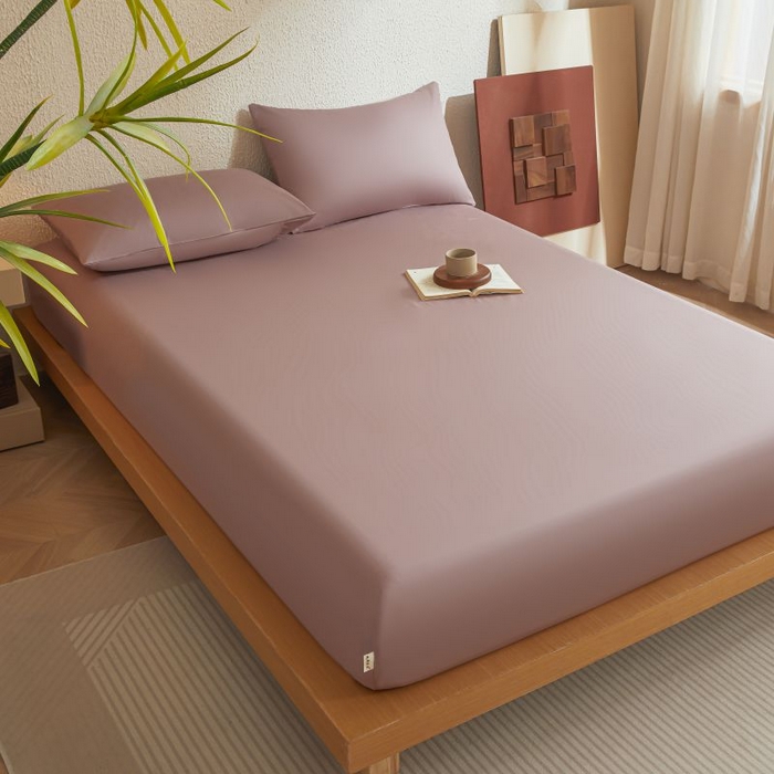 91家纺网 家纺一手货源 找家纺 梵克保罗 2025新款全棉13372喷气防水床笠5面全包防水不渗漏-单床笠 棕雾咖