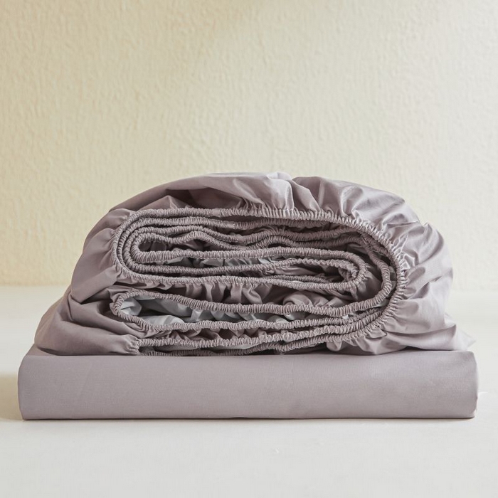 91家纺网 家纺一手货源 找家纺 梵克保罗 2025新款全棉13372喷气防水床笠5面全包防水不渗漏-单床笠 烟雨灰