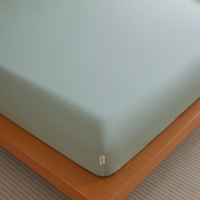 91家纺网 家纺一手货源 找家纺 梵克保罗 2025新款全棉13372喷气防水床笠5面全包防水不渗漏-单床笠 川青绿