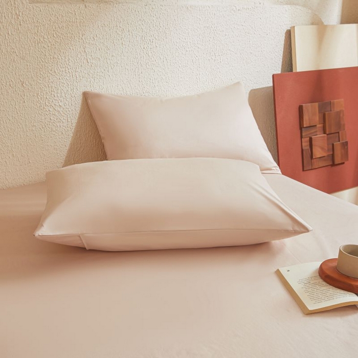 91家纺网 家纺一手货源 找家纺 梵克保罗 2025新款全棉13372喷气防水床笠5面全包防水不渗漏-单床笠 浅茶杏