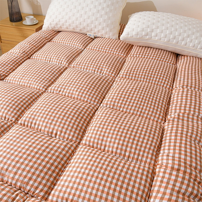 91家纺网 家纺一手货源 找家纺 （总）预言家纺 2025新款格子床垫床褥系列