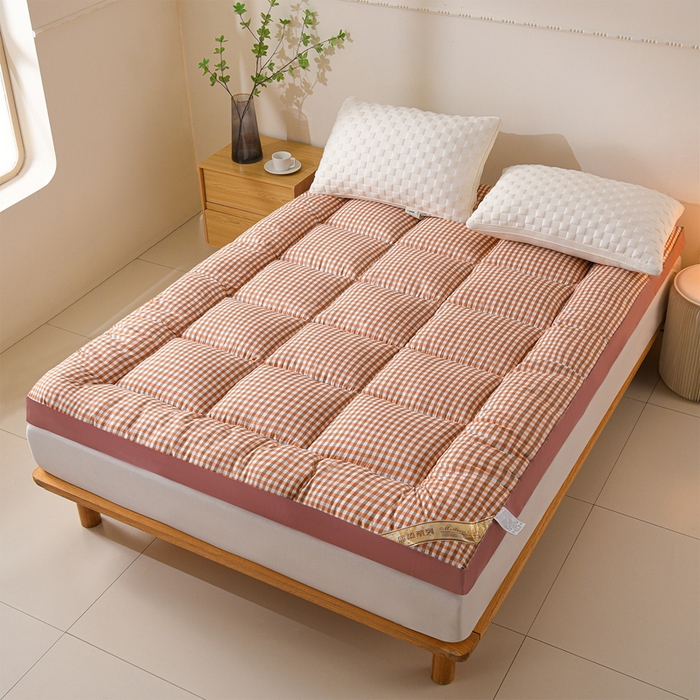 91家纺网 家纺一手货源 找家纺 （总）预言家纺 2025新款格子床垫床褥系列