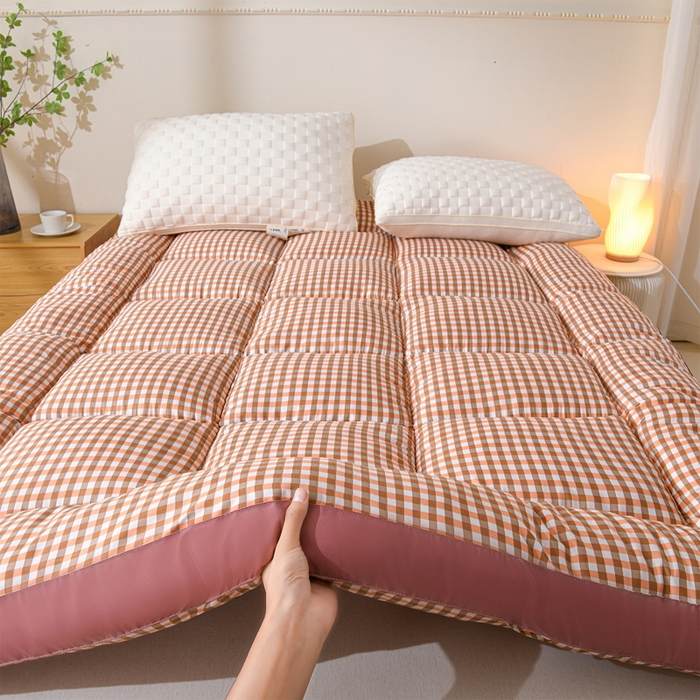 91家纺网 家纺一手货源 找家纺 （总）预言家纺 2025新款格子床垫床褥系列