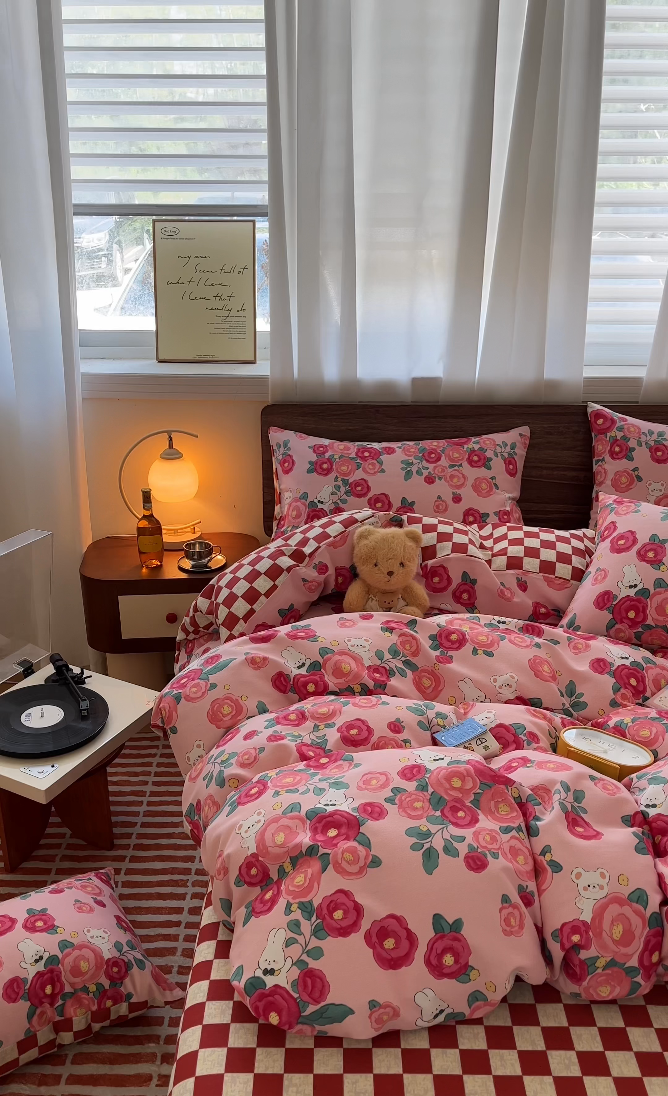 91家纺网 家纺一手货源 找家纺 典曼家纺 2025新款原棉磨毛印花四件套 花期