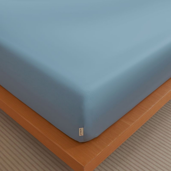 91家纺网 家纺一手货源 找家纺 梵克保罗 2025新款全棉13372喷气防水床笠5面全包防水不渗漏-单枕套 清雅蓝