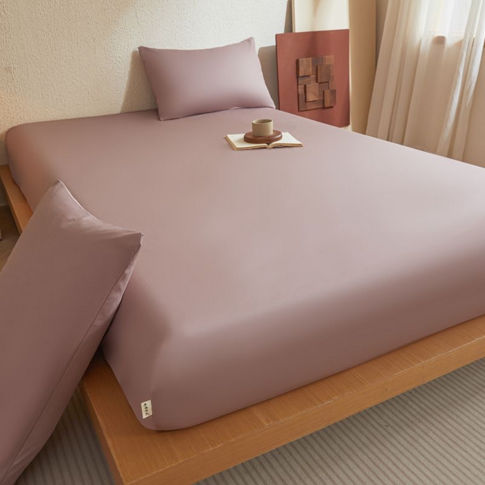 91家纺网 家纺一手货源 找家纺 梵克保罗 2025新款全棉13372喷气防水床笠5面全包防水不渗漏-单枕套 棕雾咖