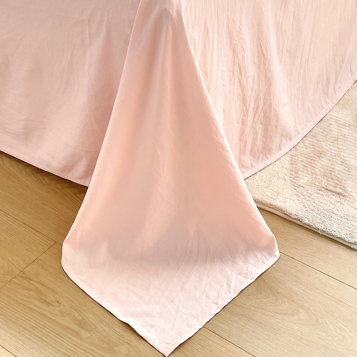 91家纺网 家纺一手货源 找家纺 三叁三 2025新款亲肤云柔水洗棉卡通毛巾绣四件套 喵喵鱼-杏色