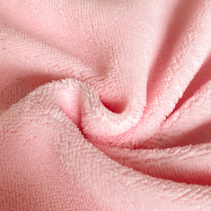 91家纺网 家纺一手货源 找家纺 绒世界 2025秋冬小香风香奈系列牛奶绒四件套 樱花粉