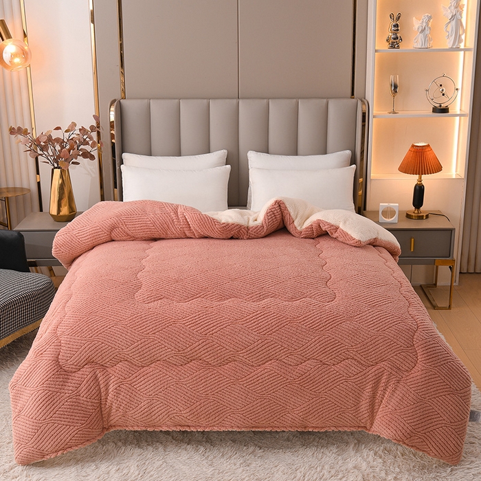 （总）预言家纺 2025新款提花双面绒冬被系列