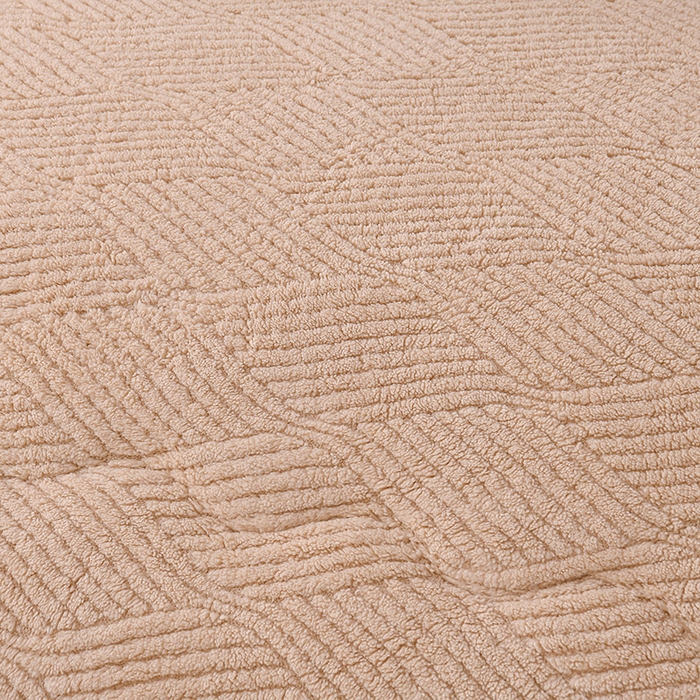 91家纺网 家纺一手货源 找家纺 预言家纺 2025新款提花双面绒冬被系列 双面绒卡其