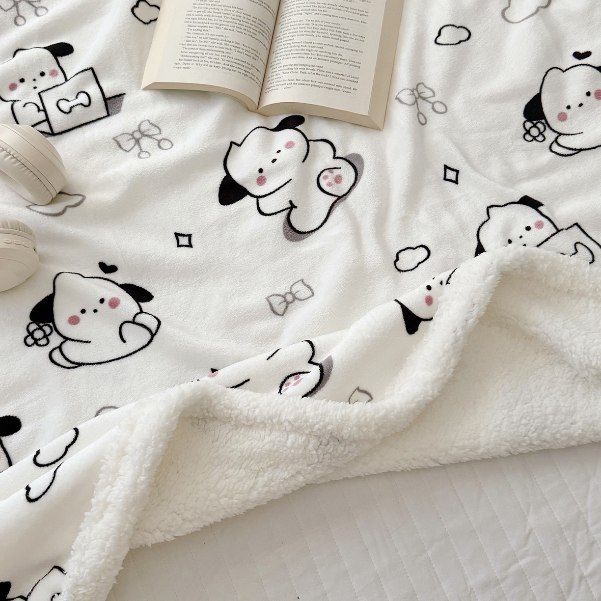 91家纺网 家纺一手货源 找家纺 航途席业 2025新款200g牛奶绒羊羔绒毛毯 狗狗时代