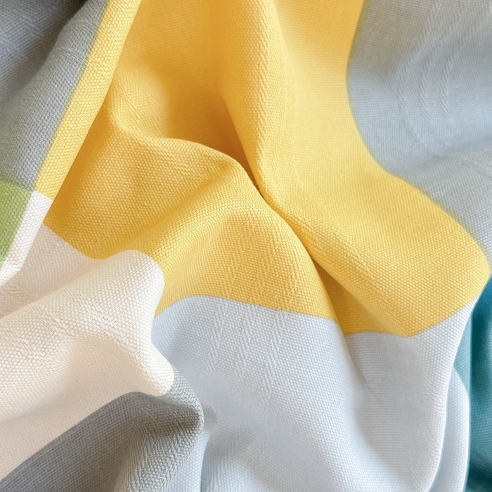 91家纺网 家纺一手货源 找家纺 梵克保罗 2025春夏原棉鱼骨棉老粗布花边印花床单软凉席三件套 格林