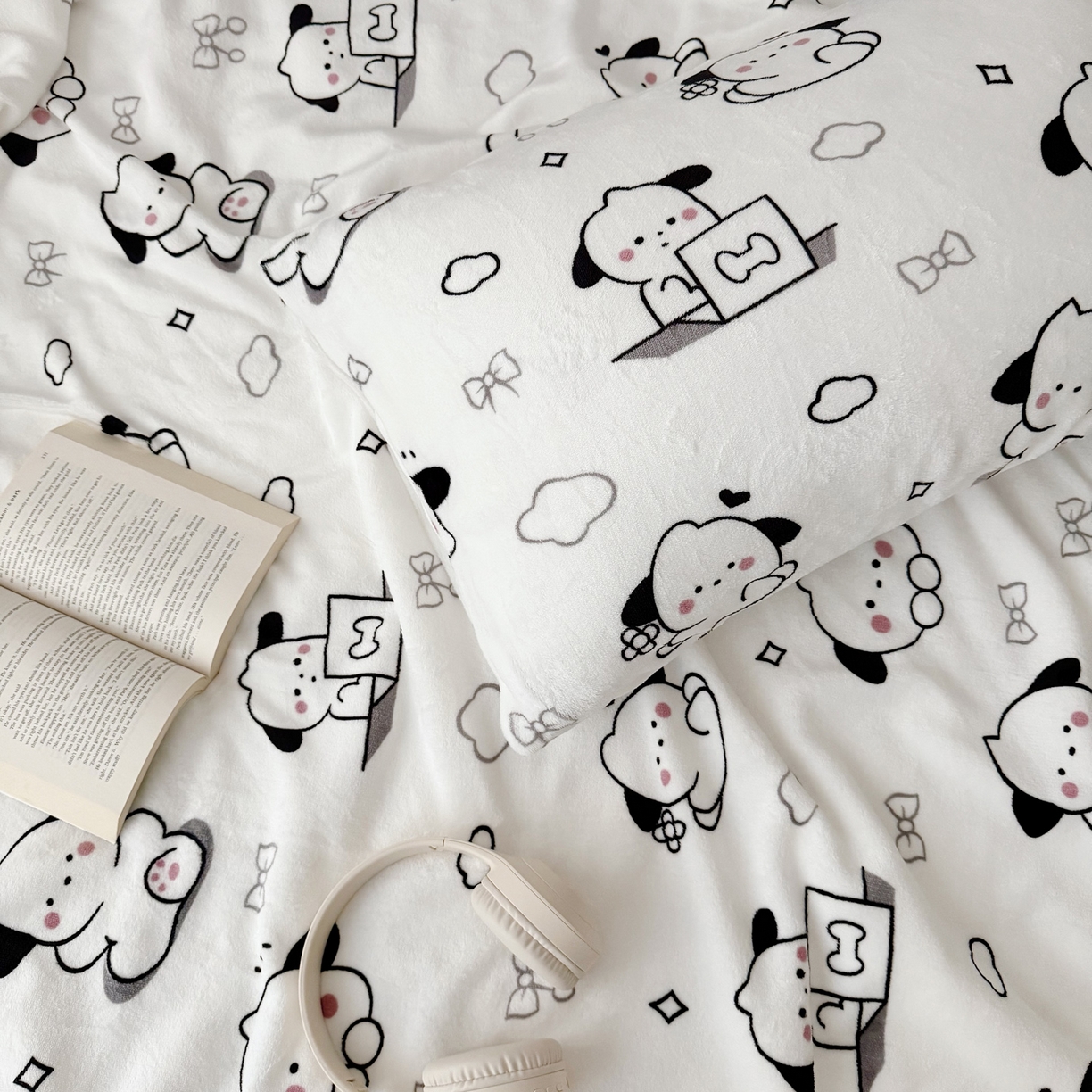 91家纺网 家纺一手货源 找家纺 航途席业 2025新款200g牛奶绒羊羔绒毛毯 狗狗时代