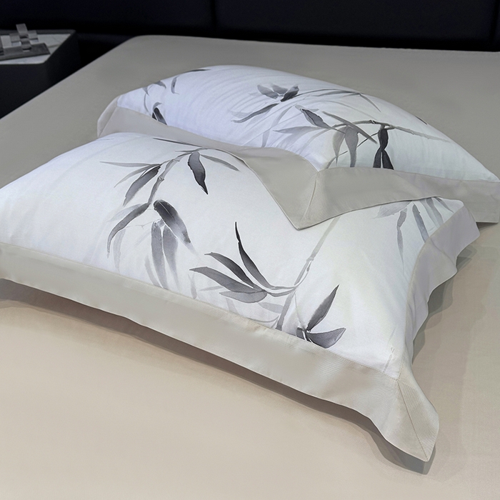 91家纺网 家纺一手货源 找家纺 梵克保罗 2025新款莱赛尔天丝数码印花夏被 轻蔓竹