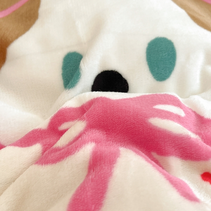 91家纺网 家纺一手货源 找家纺 喜梦缘 2025年新款大版小版卡通牛奶绒四件套 波点熊仔