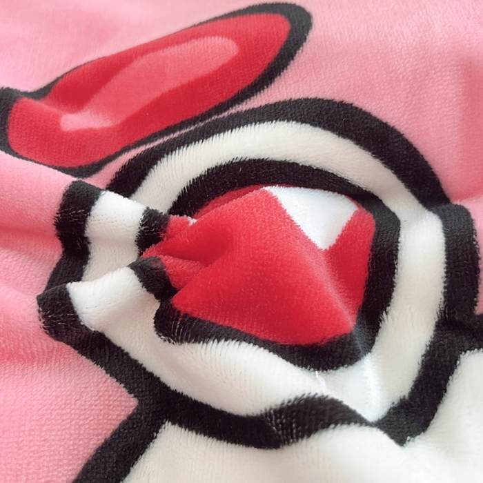 91家纺网 家纺一手货源 找家纺 喜梦缘 2025年新款大版小版卡通牛奶绒四件套 蛋仔