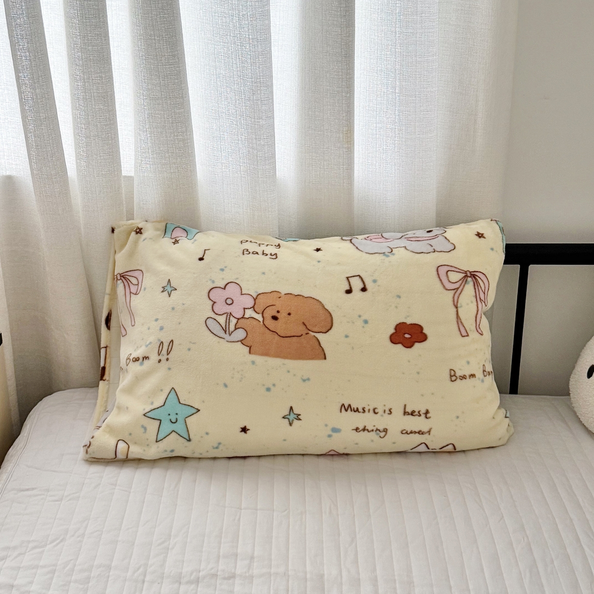 91家纺网 家纺一手货源 找家纺 航途席业 2025新款200g牛奶绒羊羔绒毛毯 可爱狗