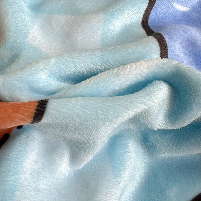 91家纺网 家纺一手货源 找家纺 喜梦缘 2025年新款大版小版卡通牛奶绒四件套 小獭宝