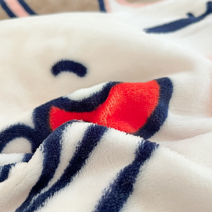 91家纺网 家纺一手货源 找家纺 喜梦缘 2025年新款大版小版卡通牛奶绒四件套 元气满满