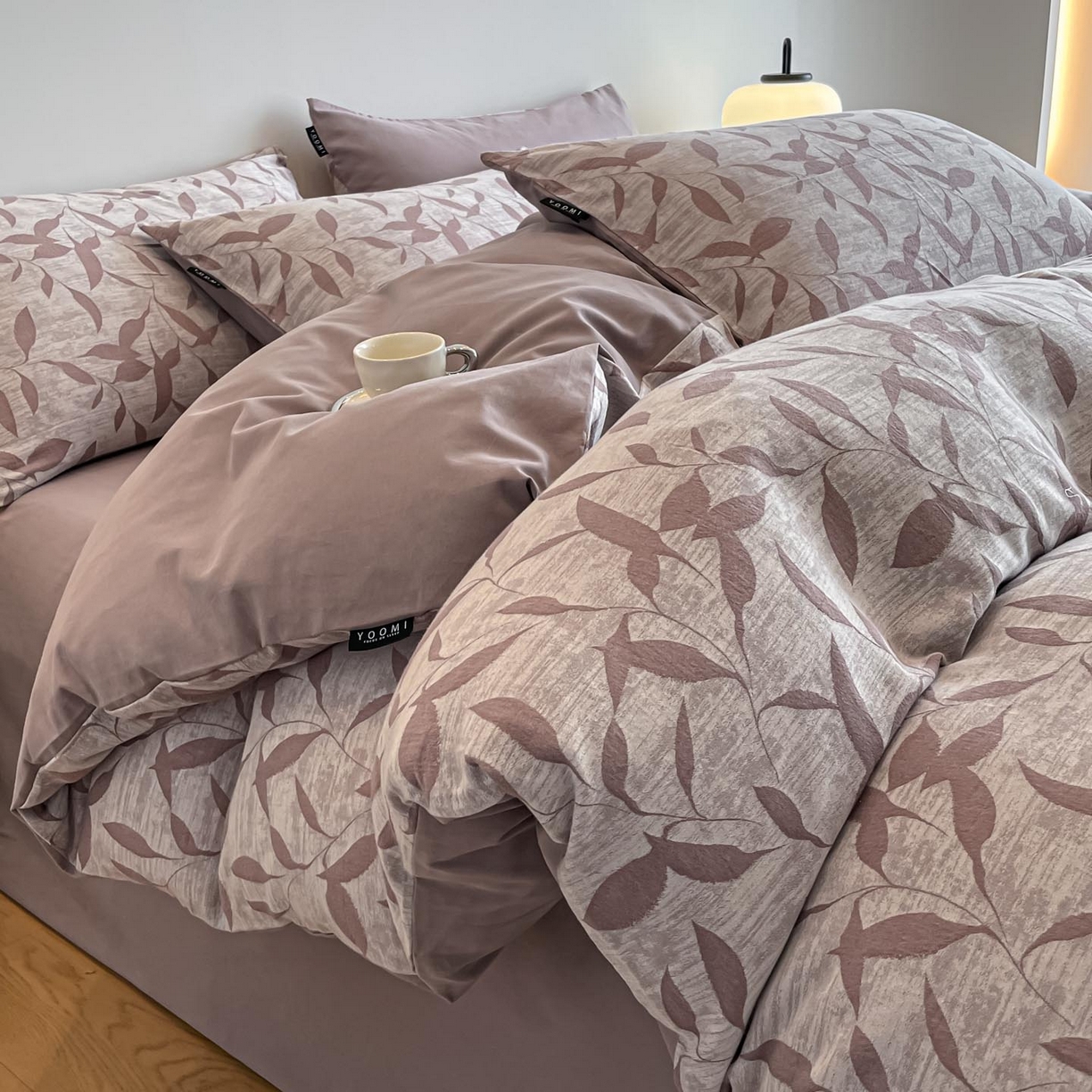 91家纺网 家纺一手货源 找家纺 （总）涵宸家纺 2025新款全棉磨毛色织提花四件套