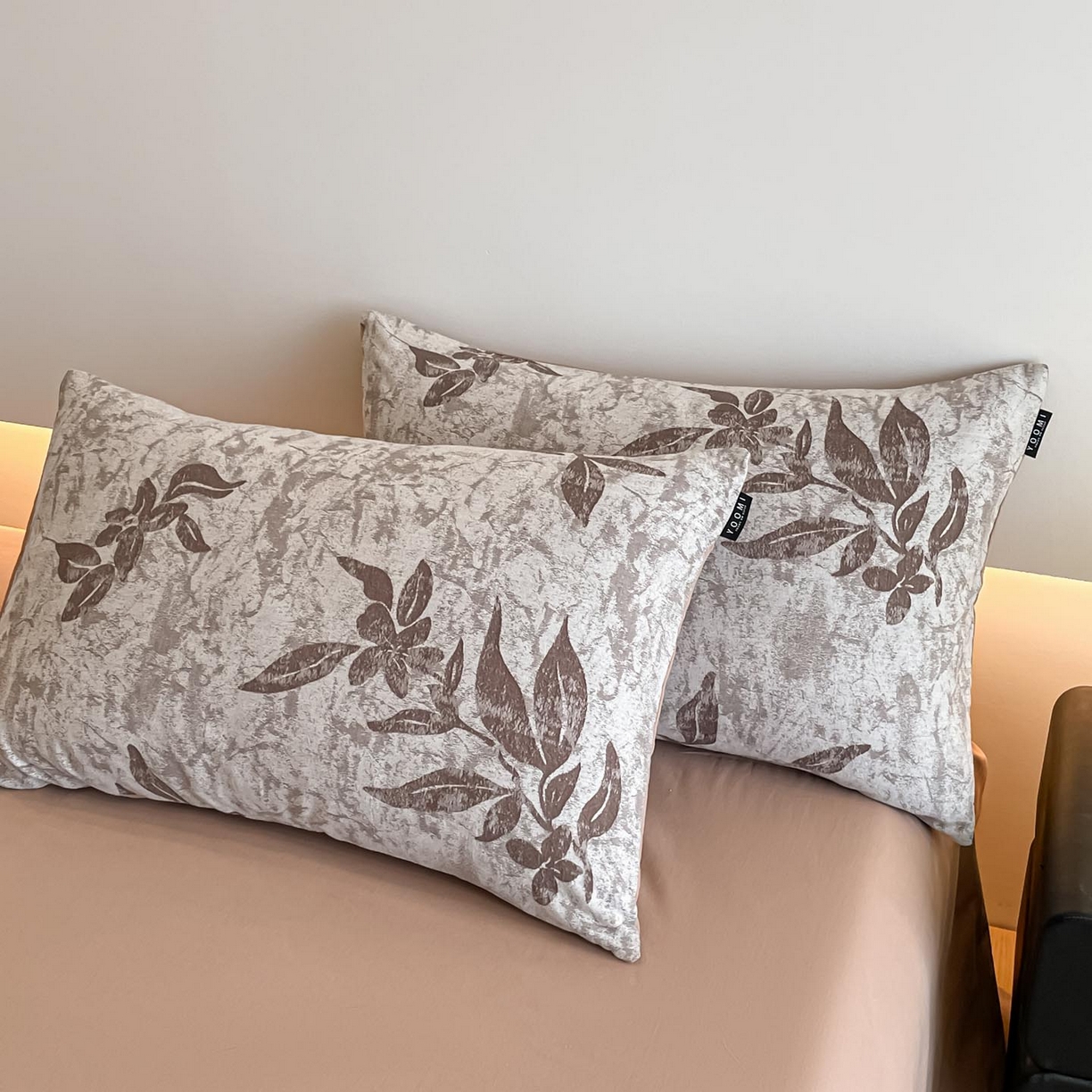 91家纺网 家纺一手货源 找家纺 涵宸家纺 2025新款全棉磨毛色织提花四件套 叠影窗