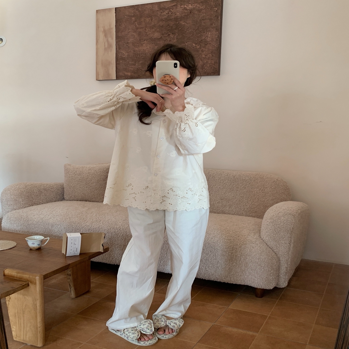 91家纺网 家纺一手货源 找家纺 （总）妍景家居生活馆 2025新款韩系25039-刺绣蕾丝公主套装