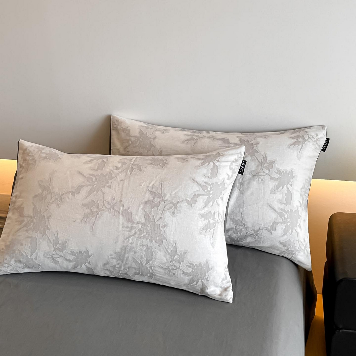 91家纺网 家纺一手货源 找家纺 涵宸家纺 2025新款全棉磨毛色织提花四件套 叠韵