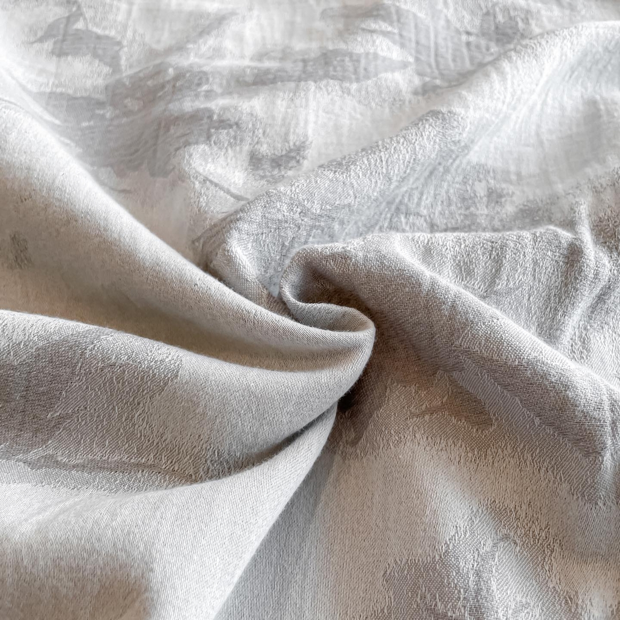 91家纺网 家纺一手货源 找家纺 涵宸家纺 2025新款全棉磨毛色织提花四件套 叠韵