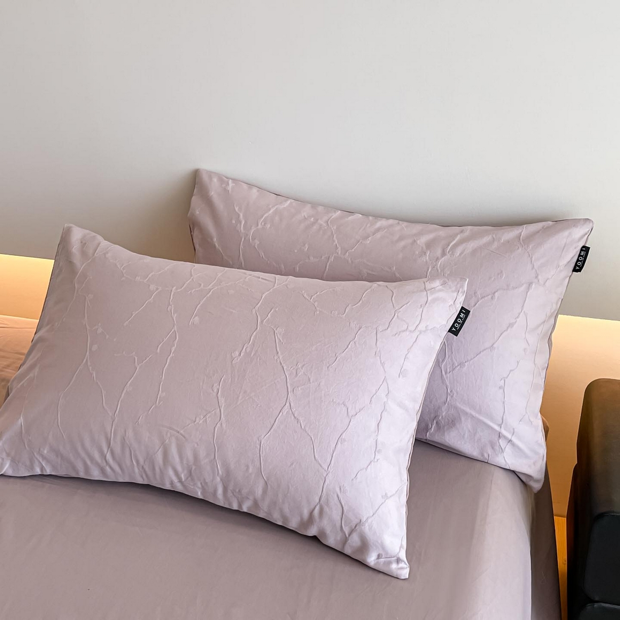 91家纺网 家纺一手货源 找家纺 涵宸家纺 2025新款全棉磨毛色织提花四件套 经纬赋