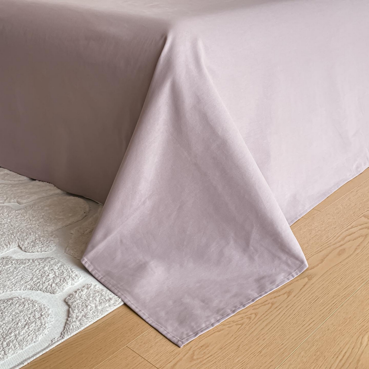 91家纺网 家纺一手货源 找家纺 涵宸家纺 2025新款全棉磨毛色织提花四件套 月移棠-红