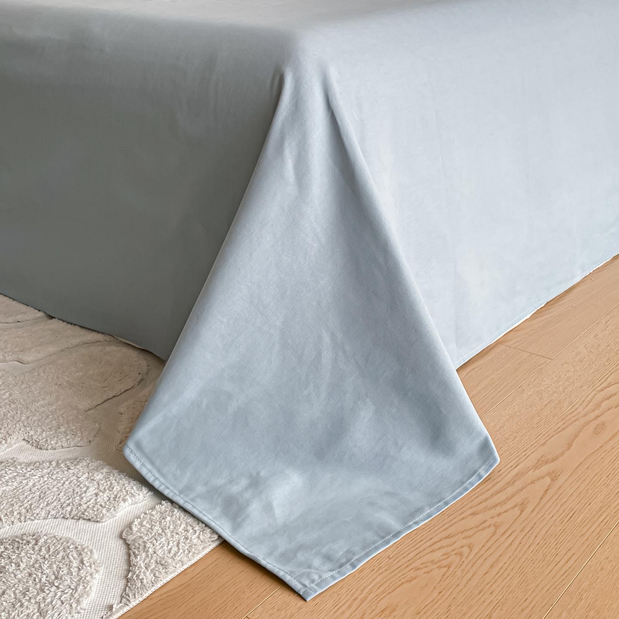 91家纺网 家纺一手货源 找家纺 涵宸家纺 2025新款全棉磨毛色织提花四件套 云憩-灰