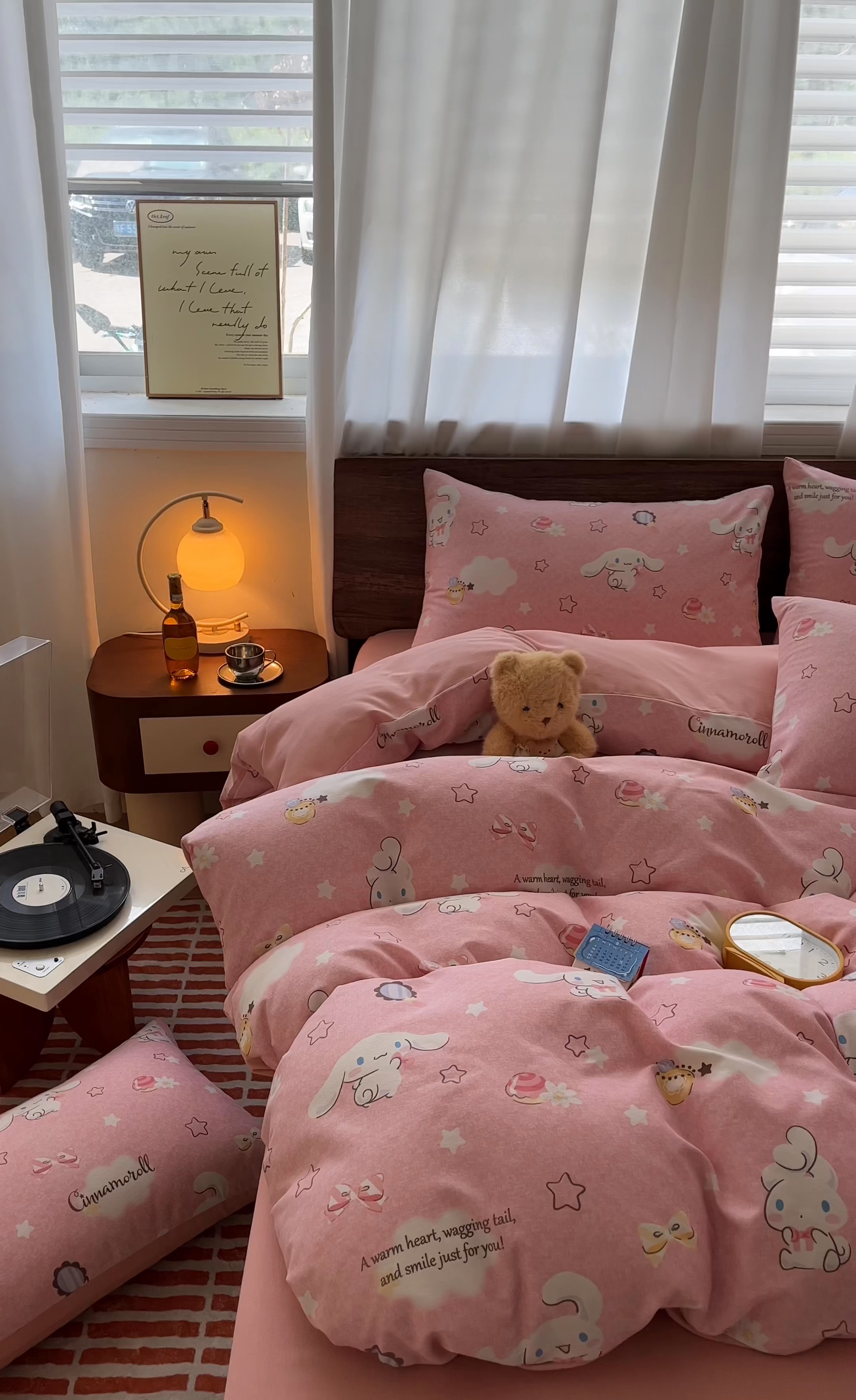 91家纺网 家纺一手货源 找家纺 典曼家纺 2025新款原棉磨毛印花四件套 小伙伴