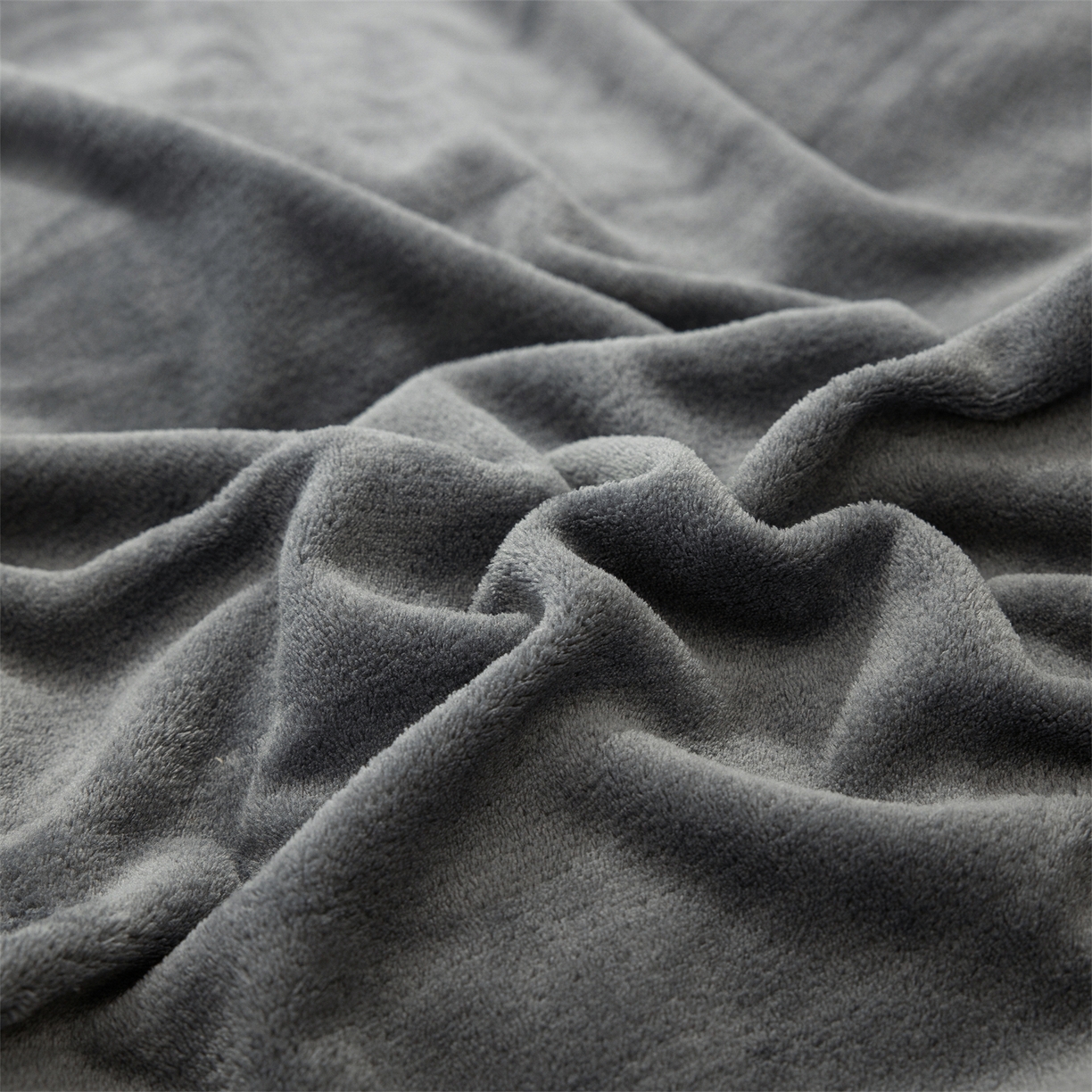 91家纺网 家纺一手货源 找家纺 兰紫橙家纺 2025新款双面绒纯色双拼牛奶绒四件套 深灰+咖啡