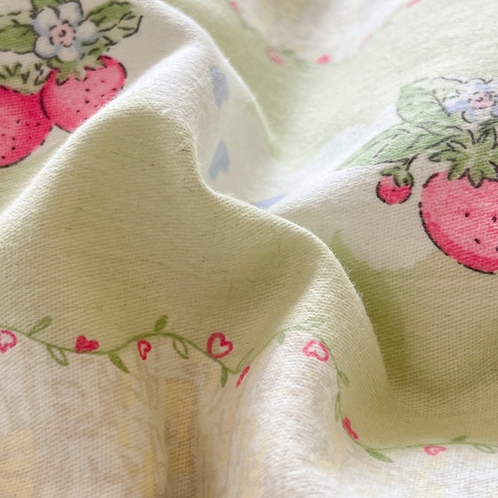 91家纺网 家纺一手货源 找家纺 典曼家纺 2025新款原棉磨毛印花四件套 花枝兔