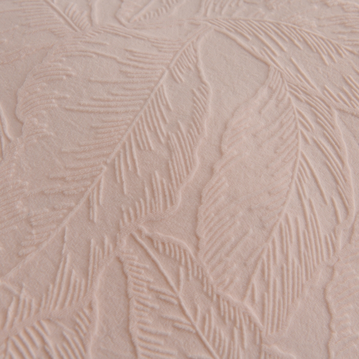 91家纺网 家纺一手货源 找家纺 苏迪网销供货 2025新款牛奶绒四件套A类高克重全消光雕花一字绣工艺款 芭蕉叶-粉玉