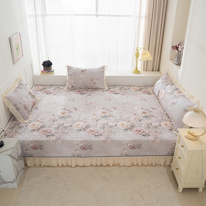 91家纺网 家纺一手货源 找家纺 （总）冬然家纺 2025新款纯棉数码印花榻榻米床盖系列