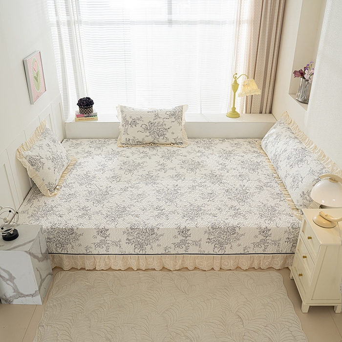 91家纺网 家纺一手货源 找家纺 （总）冬然家纺 2025新款纯棉数码印花榻榻米床盖系列