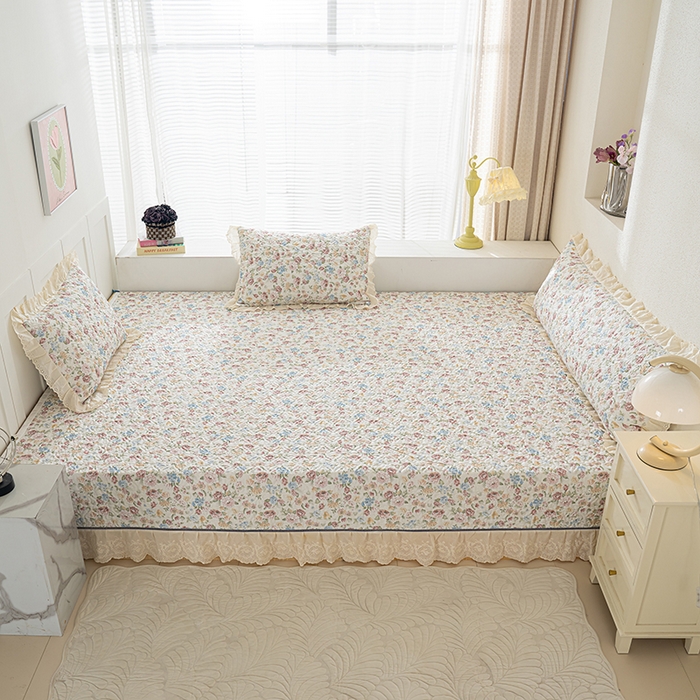 91家纺网 家纺一手货源 找家纺 （总）冬然家纺 2025新款纯棉数码印花榻榻米床盖系列