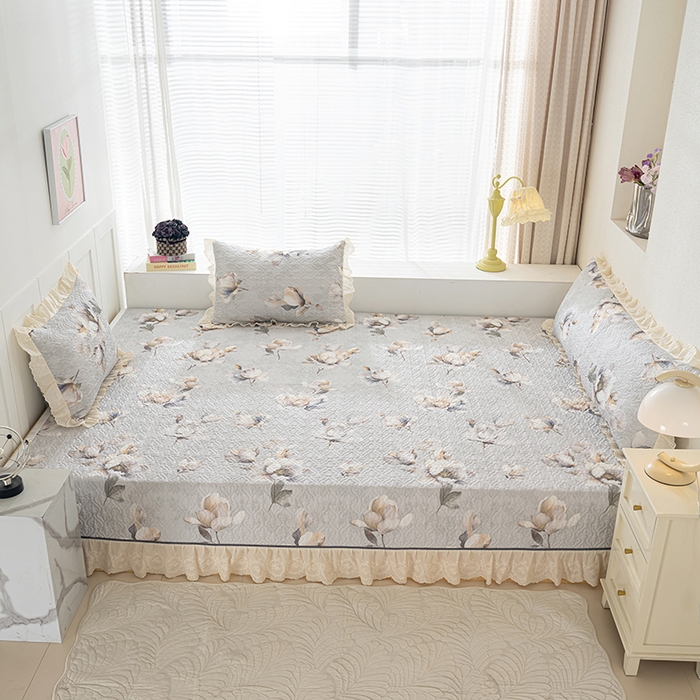 91家纺网 家纺一手货源 找家纺 （总）冬然家纺 2025新款纯棉数码印花榻榻米床盖系列