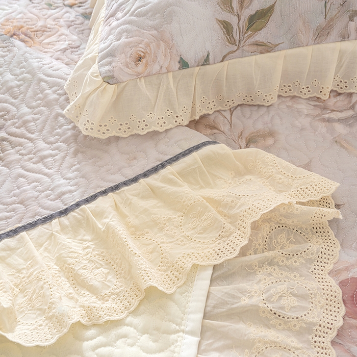 91家纺网 家纺一手货源 找家纺 冬然家纺 2025新款纯棉数码印花榻榻米床盖系列 国色天香