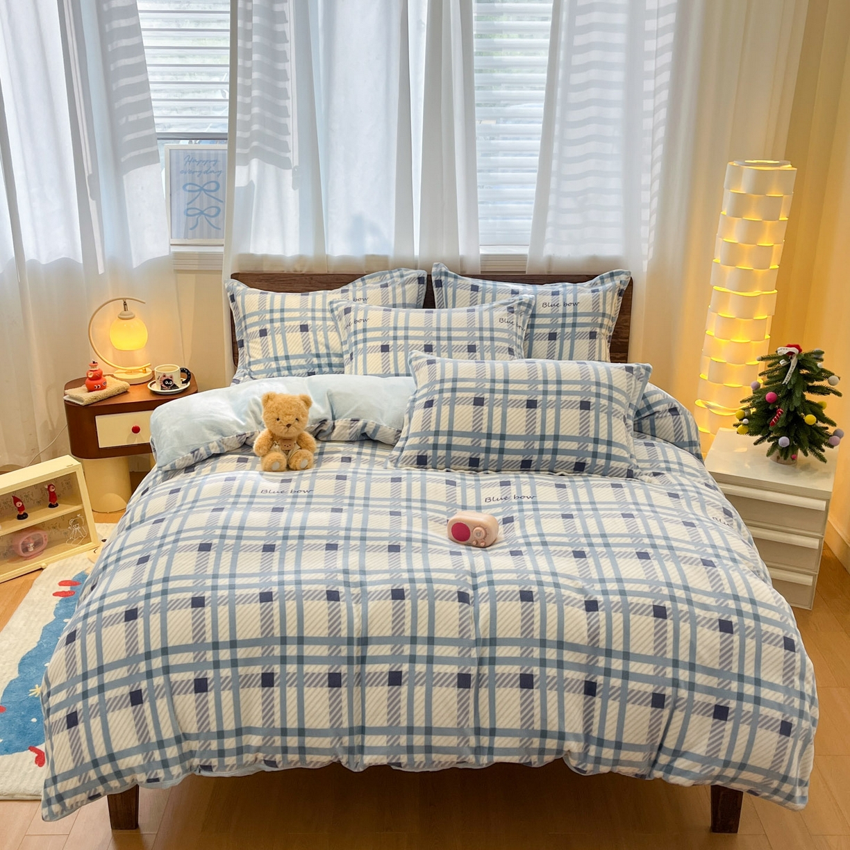 91家纺网 家纺一手货源 找家纺 （总）寻米 2025新款高克重加厚保暖牛奶绒四件套-第一批