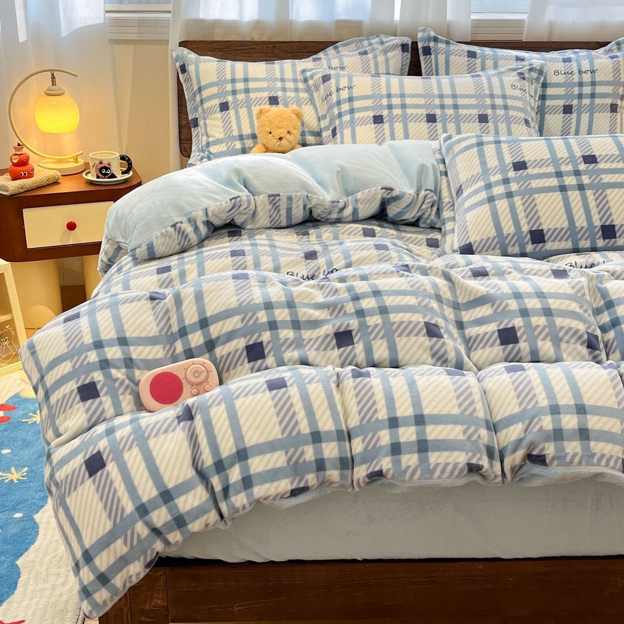 91家纺网 家纺一手货源 找家纺 （总）寻米 2025新款高克重加厚保暖牛奶绒四件套-第一批