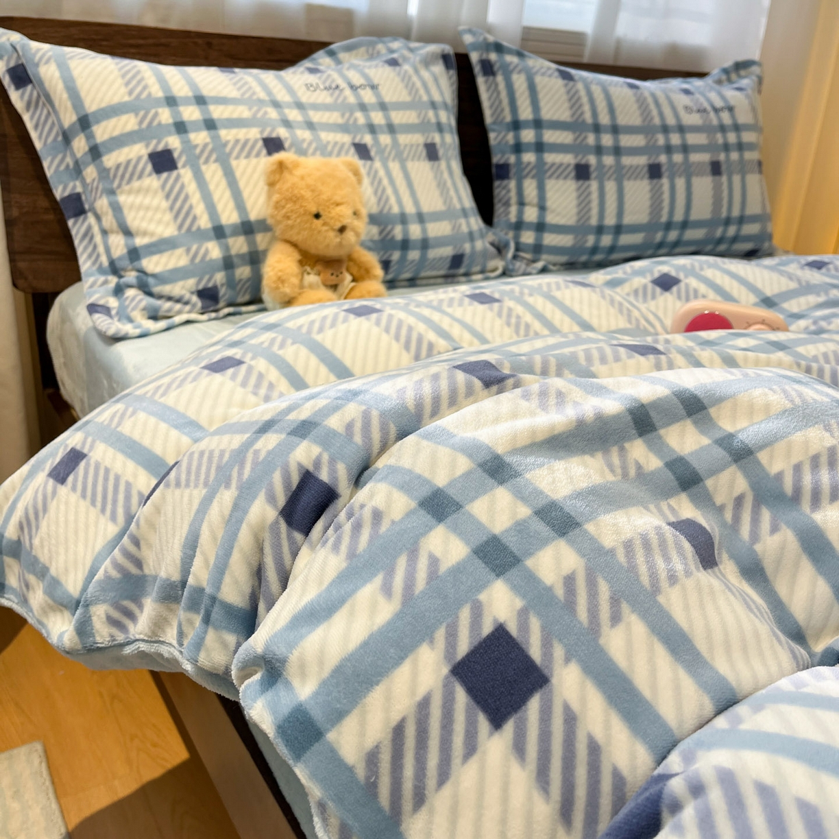 91家纺网 家纺一手货源 找家纺 （总）寻米 2025新款高克重加厚保暖牛奶绒四件套-第一批